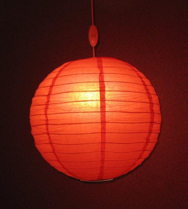 Как сделать китайский фонарик из бумаги